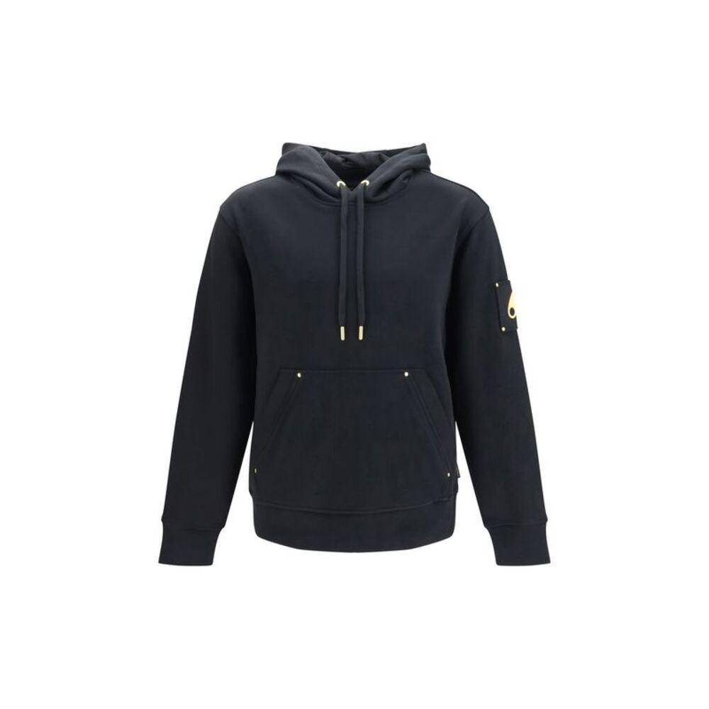Moose Knuckles Black Cotton Men's Sweatshirt